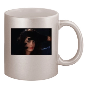 Teri Hatcher 11oz Metallic Silver Mug