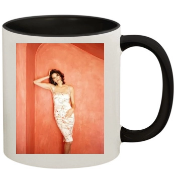 Teri Hatcher 11oz Colored Inner & Handle Mug