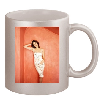 Teri Hatcher 11oz Metallic Silver Mug