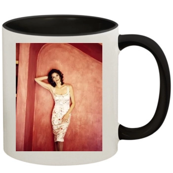 Teri Hatcher 11oz Colored Inner & Handle Mug