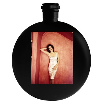 Teri Hatcher Round Flask