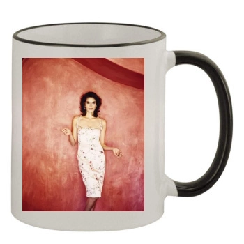 Teri Hatcher 11oz Colored Rim & Handle Mug