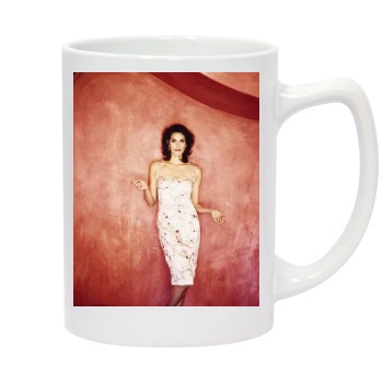 Teri Hatcher 14oz White Statesman Mug