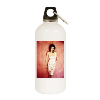 Teri Hatcher White Water Bottle With Carabiner