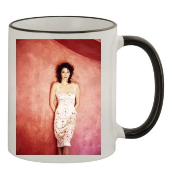 Teri Hatcher 11oz Colored Rim & Handle Mug