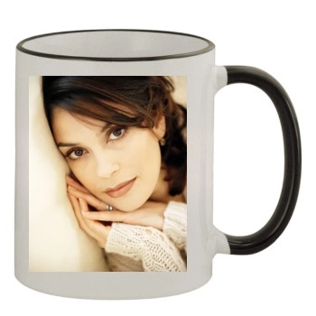 Teri Hatcher 11oz Colored Rim & Handle Mug