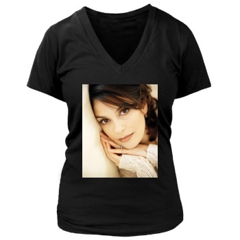 Teri Hatcher Women's Deep V-Neck TShirt