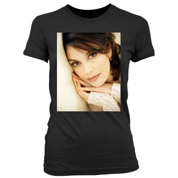 Teri Hatcher Women's Junior Cut Crewneck T-Shirt