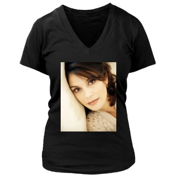 Teri Hatcher Women's Deep V-Neck TShirt