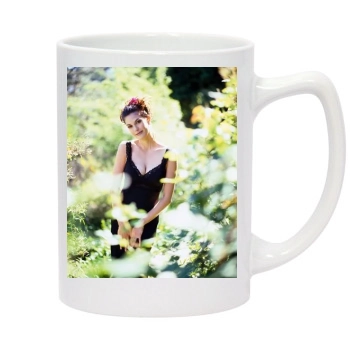 Teri Hatcher 14oz White Statesman Mug