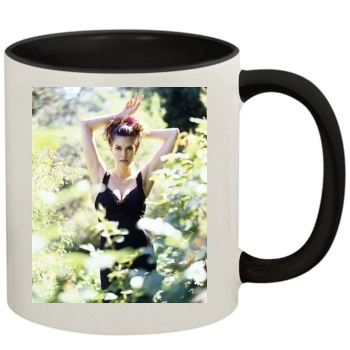 Teri Hatcher 11oz Colored Inner & Handle Mug