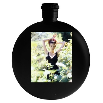 Teri Hatcher Round Flask