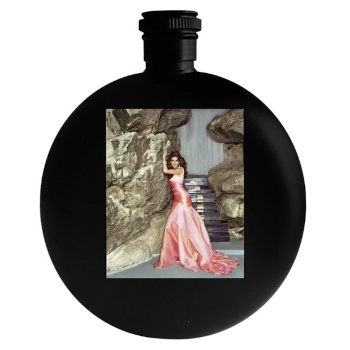 Teri Hatcher Round Flask