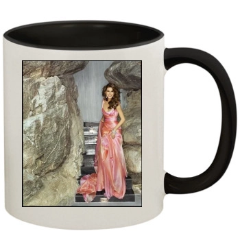 Teri Hatcher 11oz Colored Inner & Handle Mug