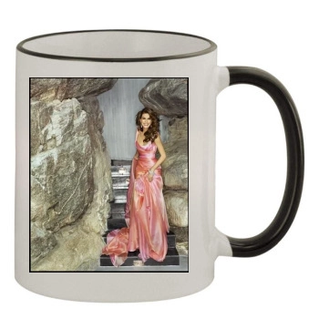 Teri Hatcher 11oz Colored Rim & Handle Mug