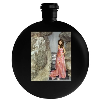 Teri Hatcher Round Flask