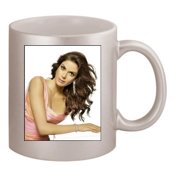 Teri Hatcher 11oz Metallic Silver Mug