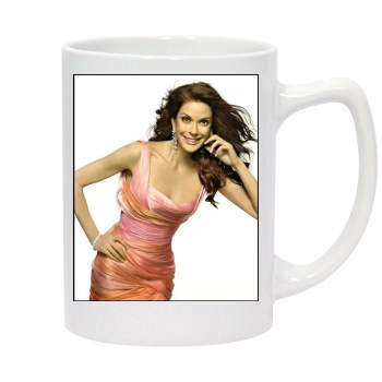 Teri Hatcher 14oz White Statesman Mug