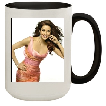 Teri Hatcher 15oz Colored Inner & Handle Mug