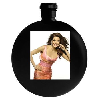 Teri Hatcher Round Flask