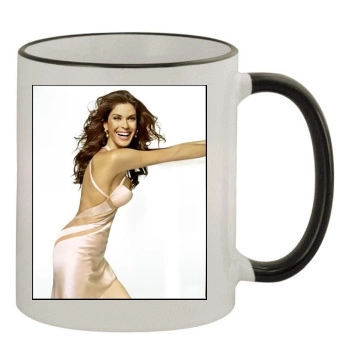 Teri Hatcher 11oz Colored Rim & Handle Mug