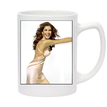 Teri Hatcher 14oz White Statesman Mug