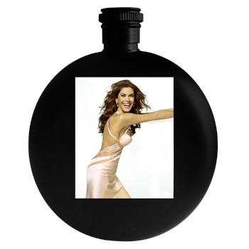 Teri Hatcher Round Flask