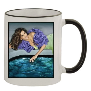 Teri Hatcher 11oz Colored Rim & Handle Mug