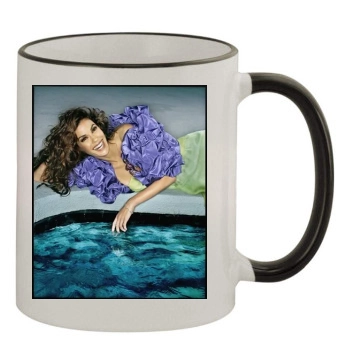 Teri Hatcher 11oz Colored Rim & Handle Mug