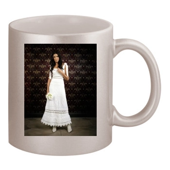 Teri Hatcher 11oz Metallic Silver Mug