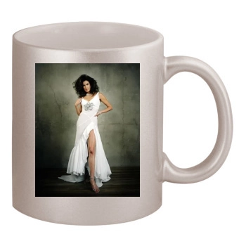 Teri Hatcher 11oz Metallic Silver Mug