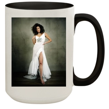 Teri Hatcher 15oz Colored Inner & Handle Mug