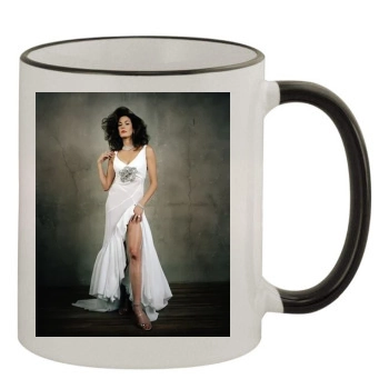 Teri Hatcher 11oz Colored Rim & Handle Mug