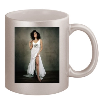 Teri Hatcher 11oz Metallic Silver Mug