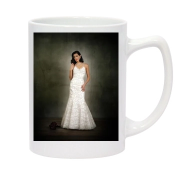 Teri Hatcher 14oz White Statesman Mug