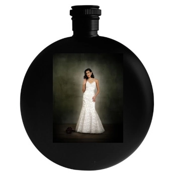 Teri Hatcher Round Flask