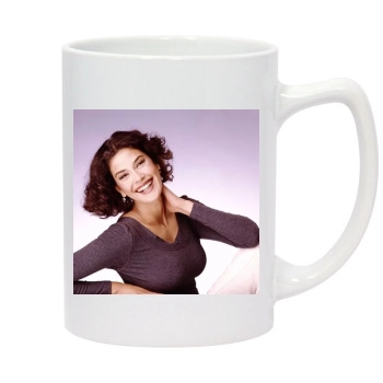 Teri Hatcher 14oz White Statesman Mug