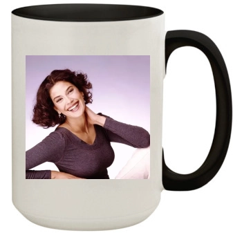 Teri Hatcher 15oz Colored Inner & Handle Mug