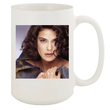 Teri Hatcher 15oz White Mug