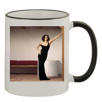 Teri Hatcher 11oz Colored Rim & Handle Mug