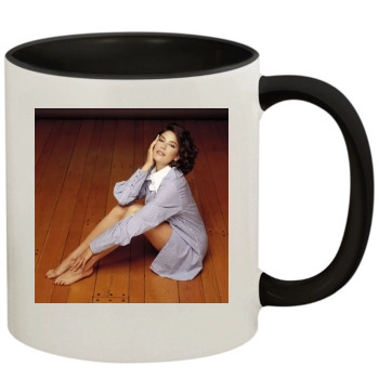 Teri Hatcher 11oz Colored Inner & Handle Mug