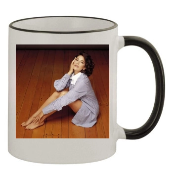 Teri Hatcher 11oz Colored Rim & Handle Mug