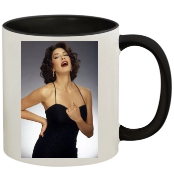 Teri Hatcher 11oz Colored Inner & Handle Mug