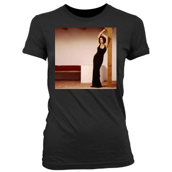 Teri Hatcher Women's Junior Cut Crewneck T-Shirt