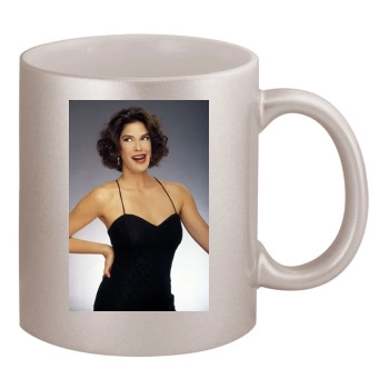 Teri Hatcher 11oz Metallic Silver Mug