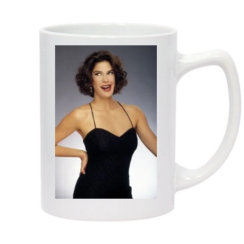 Teri Hatcher 14oz White Statesman Mug