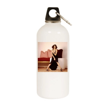 Teri Hatcher White Water Bottle With Carabiner