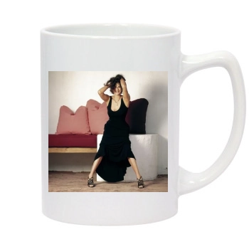 Teri Hatcher 14oz White Statesman Mug