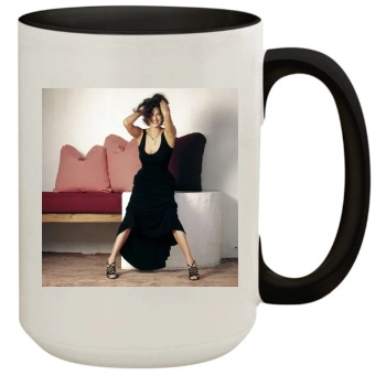 Teri Hatcher 15oz Colored Inner & Handle Mug