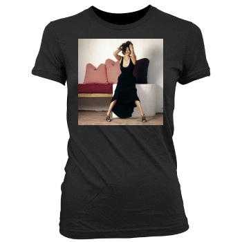 Teri Hatcher Women's Junior Cut Crewneck T-Shirt